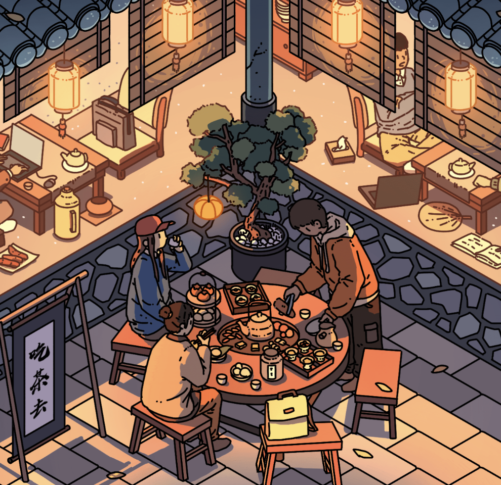 寻找工作中的音符，吉他和歌声的温暖